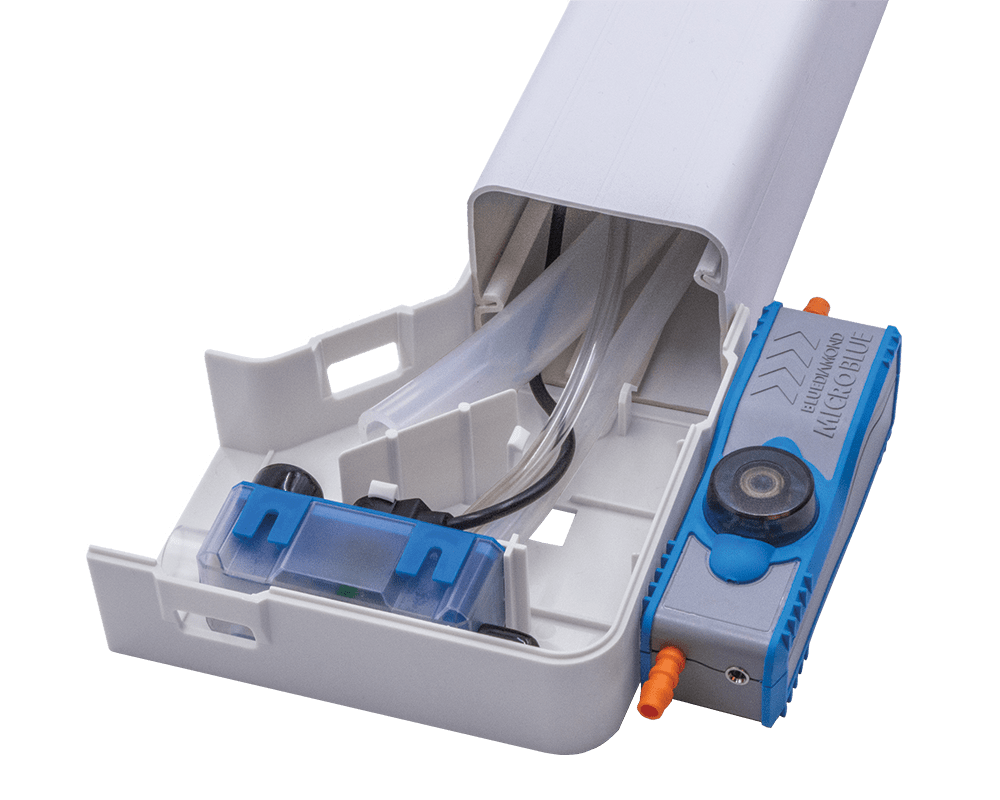 MicroBlue med kanalsystem